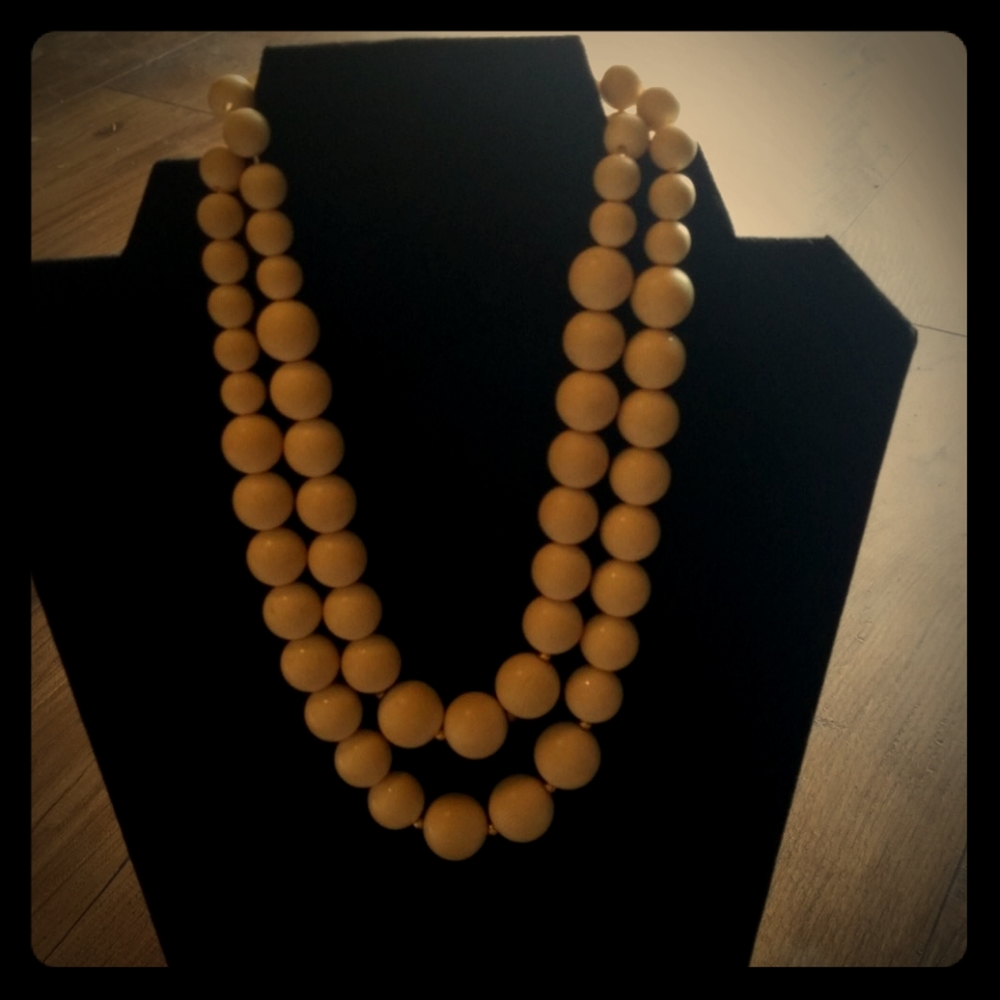Ivory beaded choker